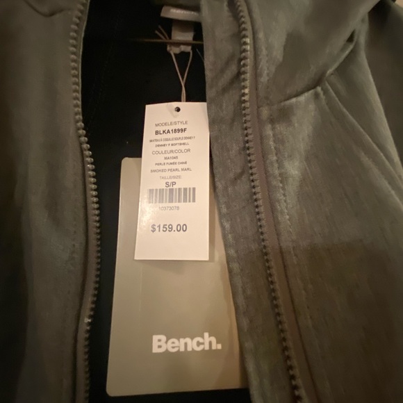 BENCH GREY DENNEY SOFTSHELL JACKET SIZE SMALL NEW WITH TAGS - Picture 5 of 9